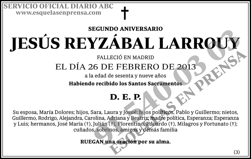 Jesús Reyzábal Larrouy